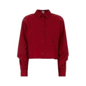 Loewe Women Red Poplin Shirt